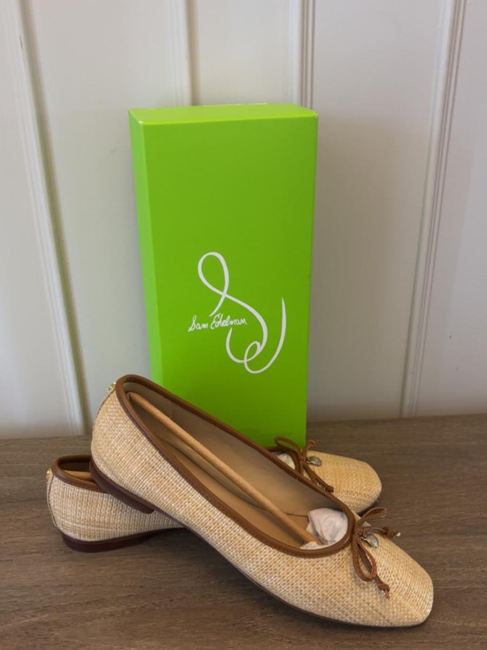 Sam Edelman Meadow Beechwd weave Slip-On Ballet Flats